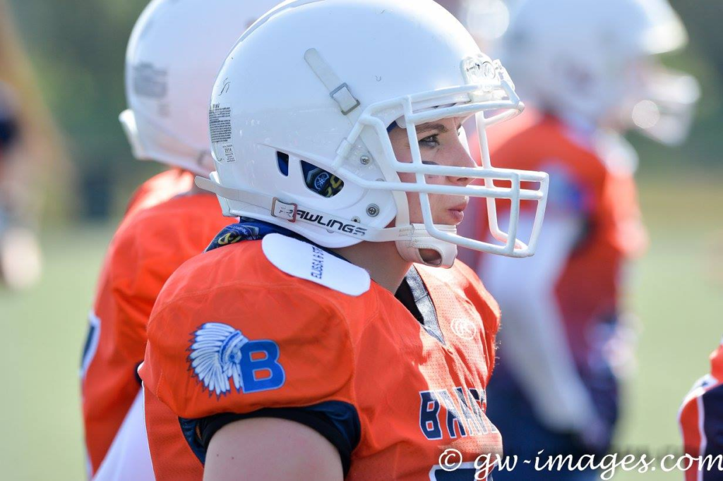 playing american football for the derby braves