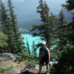 hiking up big beehive